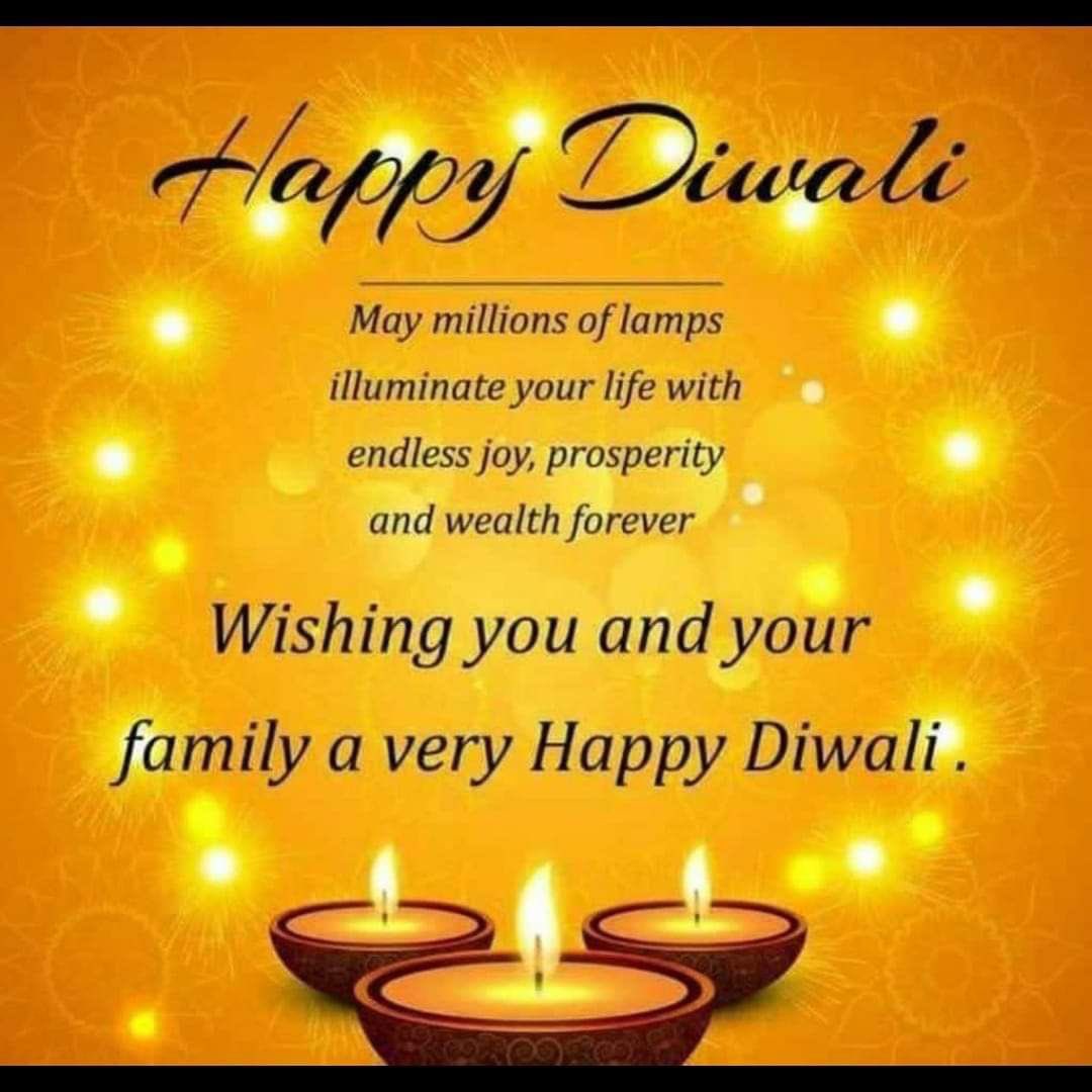"May this Diwali be a harbinger of peace, love, and harmony for you and your family." #HappyDiwali 🪔
