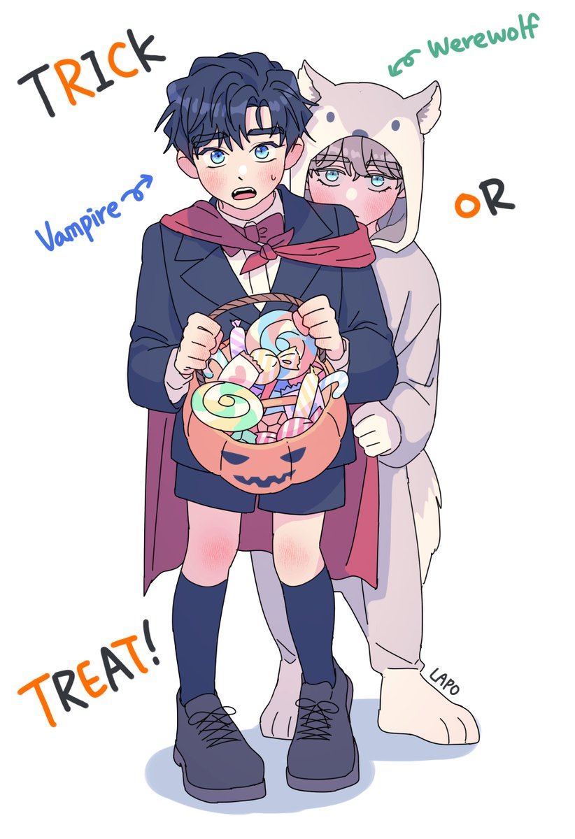 lapo5858's tweet photo. TRICK OR TREAT! #뿌리없는나무 #Halloween https://t.co/l7gp8ZRDmt