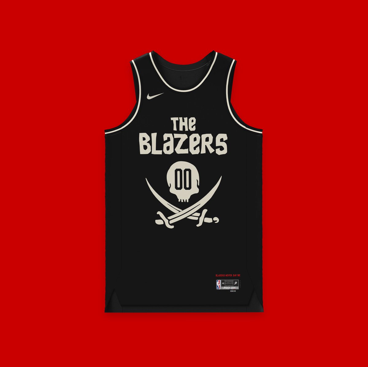 Designing a jersey for every Blazers win. 

Record: 2-3

#RipCity