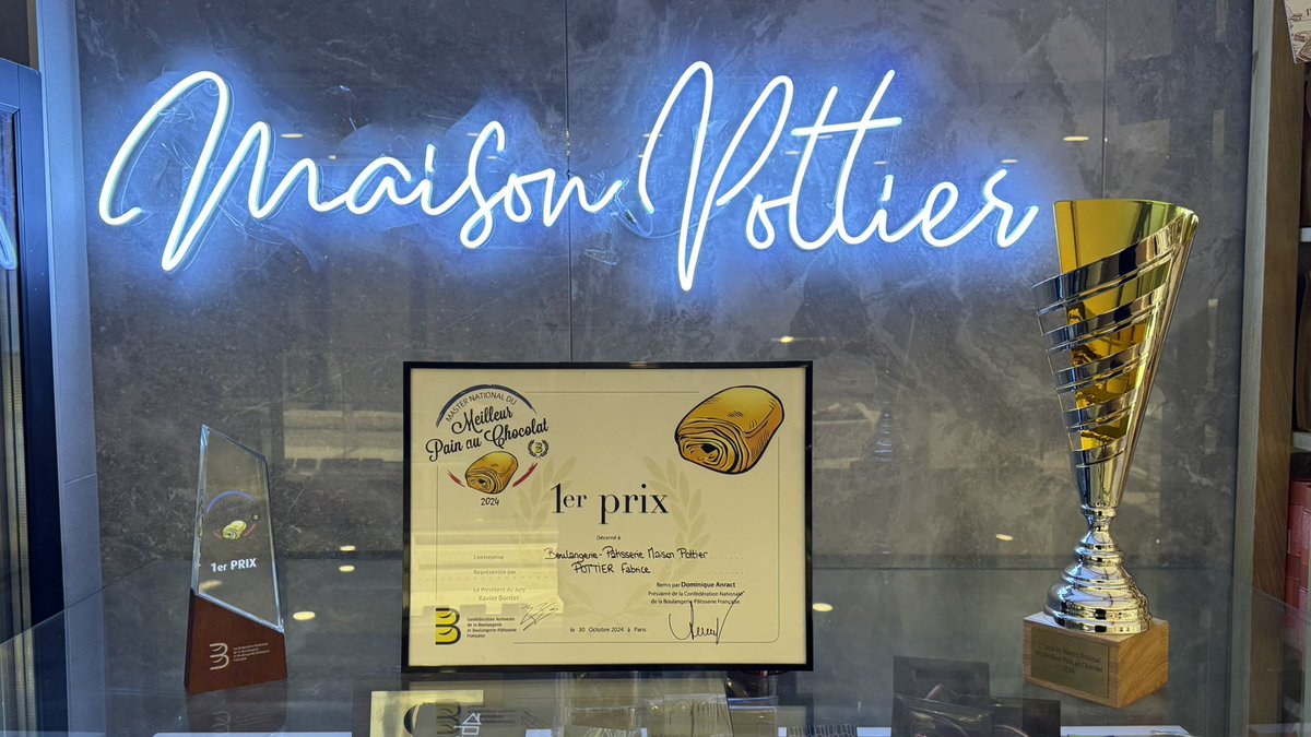 FabriceLmp_pro's tweet photo. J'ai remporté le Master national du meilleur pain au chocolat 2024 ! https://t.co/fEXI8c1jjI
