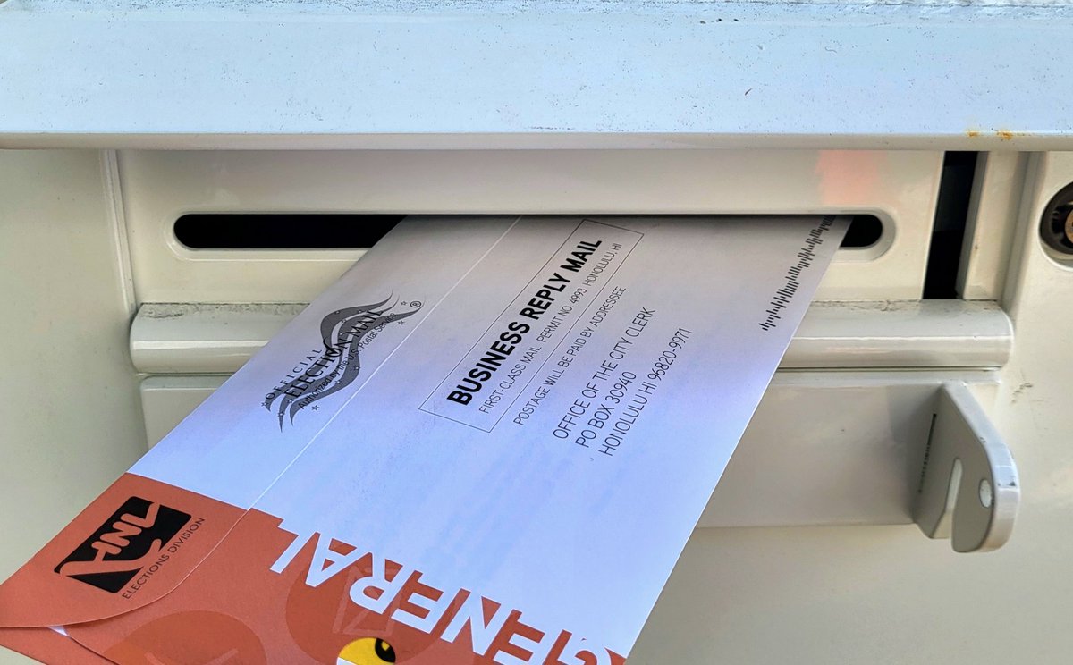 nikosleverenz's tweet photo. I cast my ballot today at Honolulu Hale. @HNLelections @elections808 #Hawaii #HIvotes #Election2024 #Vote https://t.co/iHIuLNtYkR