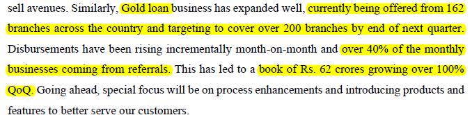 hack3ali's tweet image. Q2FY25 Ujjivan CCT Notes: Beyond the Numbers
In MicroLAP 60% of the disbursals happen via customer, branch, staff referrals.
In MSME, launched bank guarantees, WC term loan to be full stack.
VF saw full use of upgraded capabilities in Q2.
Gold loans below.