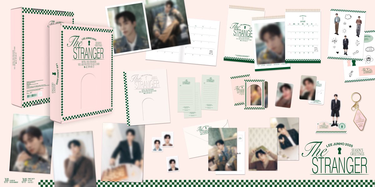 LEE JUNHO 2025 Season's Greetings
[THE STRANGER]🔒🔑

🗓 PRE-ORDER OPEN
2024. 10. 31 THU 14:00 - 2024. 12. 12 THU 23:59 (KST)

🔗 JYP SHOP : bit.ly/3YslXei

#이준호 #LEEJUNHO
#준호 #JUNHO
#2025SEASONSGREETINGS
#THE_STRANGER