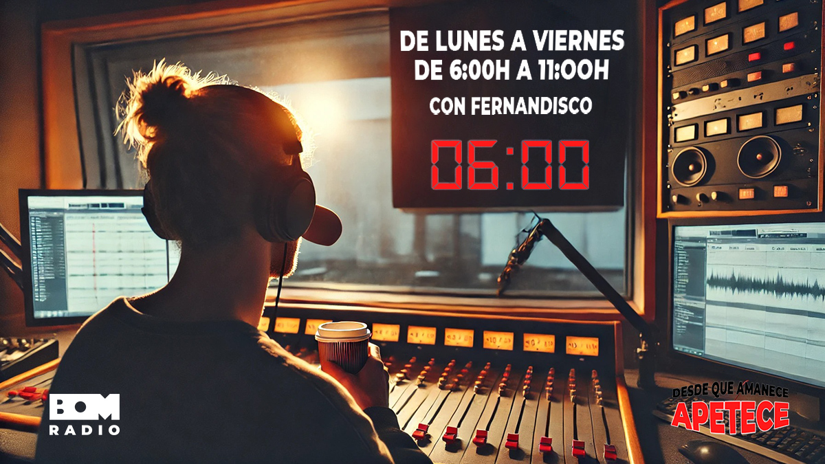 Arrancamos este jueves con las pilas a rebosar de energía para que te dejes llevar y se te pasen estas horitas volando. De ellos se encarga Fernandisco, que como cada mañana, te acompaña desde las 6:00h ⏰

Comienza <a href="/DQABOMRadio/">Desde Que Amanece, Apetece. BOM Radio</a> 📻 bit.ly/3ATLGSk