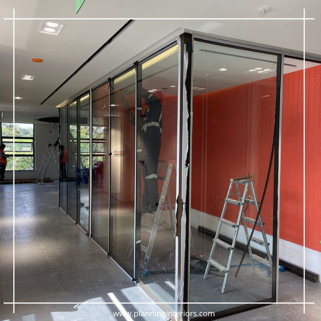 PIL_inspired's tweet photo. Bringing modern workspace dreams to life! 🏢✨ 
We're thrilled to share the progress of our latest commercial project in Nairobi. 
The space features stunning wooden acoustic baffles, creating both visual interest and optimal sound control for productive workdays ahead. https://t.co/XhYvhoDB07