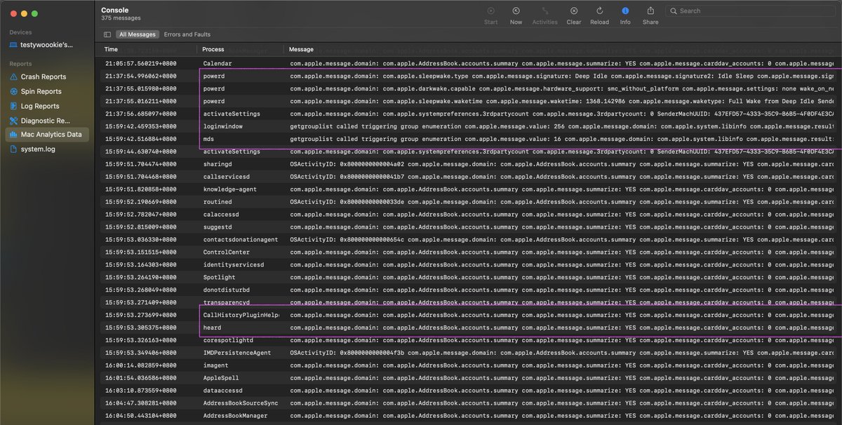 hak_feed0's tweet image. #cybercriminals using #mds, #xps, #sharedworker, #3rdpartycount #messages #powerd #callhistory #darkwake #mdmclient @Apple @AppleSupport #cybersec @BleepinComputer @INTERPOL_Cyber @INTERPOL_HQ @UNDP in the backdrop, live, as I check console out. @Europol @ICANN