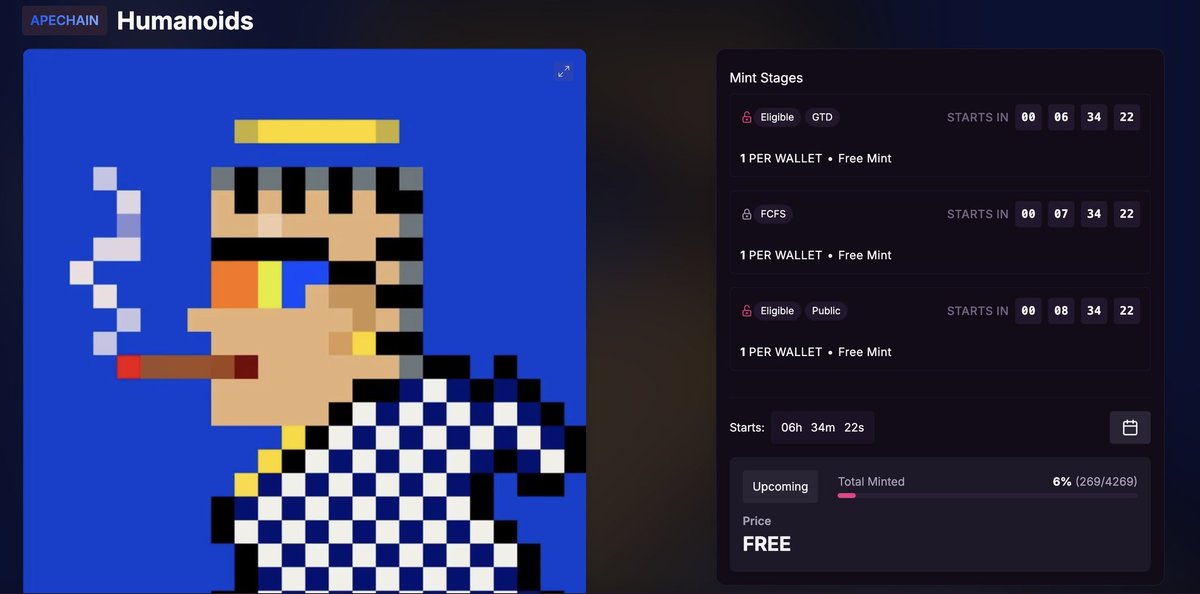 ADEEEZ4's tweet image. Stoked to be supporting a OG in this space and looking forward to minting Humanoids by @BR4ted

Locked and loaded - Let's go 🫶