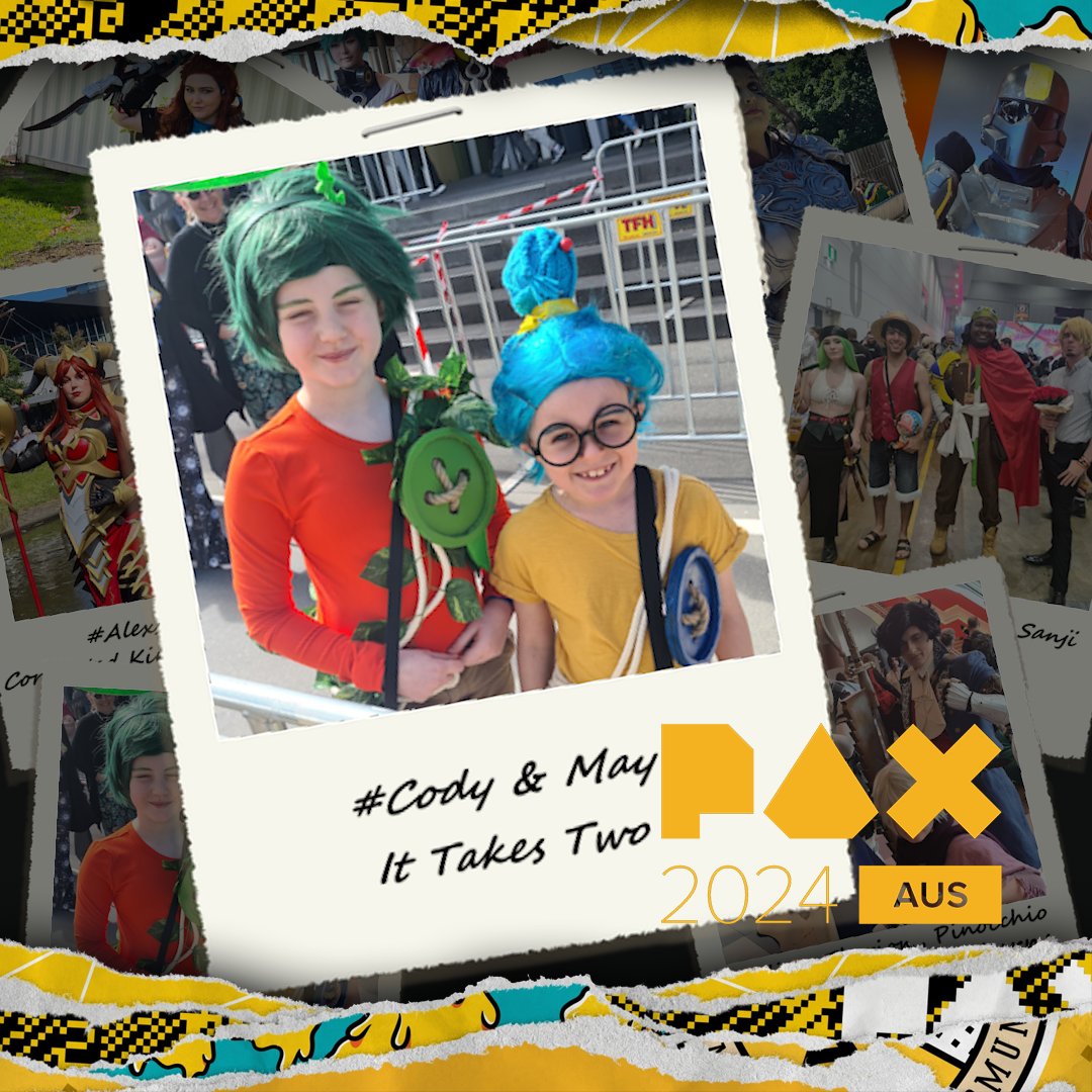 Look at these little cuties! Cosplaying as the best two characters at #PAXAus2024! 

#cosplay #ittakestwo #PAXAus