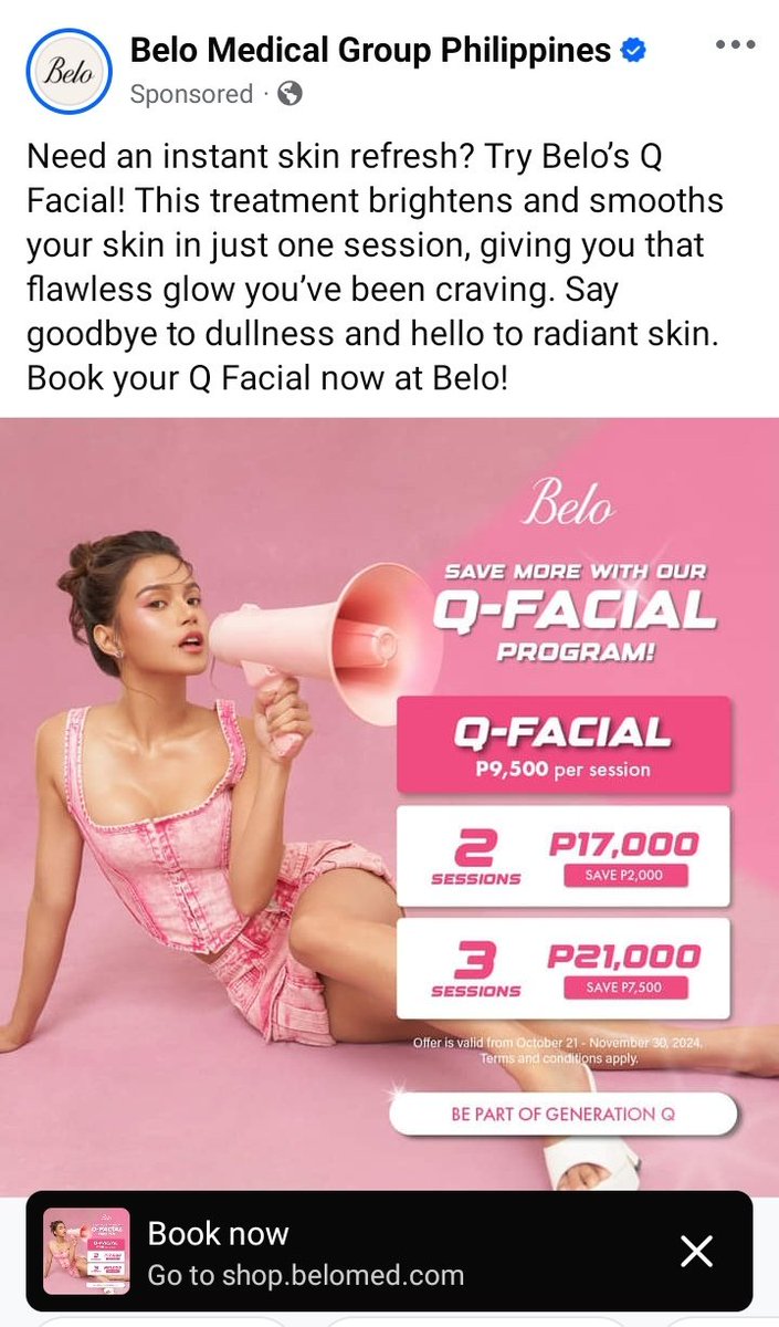 senyoramaris's tweet photo. Book now!

#GenerationQ 
#MarisForQFacial #BeloQFacial 
#OnlyBeloTouchesMySkin 

@MissMarisRacal 
#MarisRacal | Maris Racal https://t.co/WcmWyIcHxX