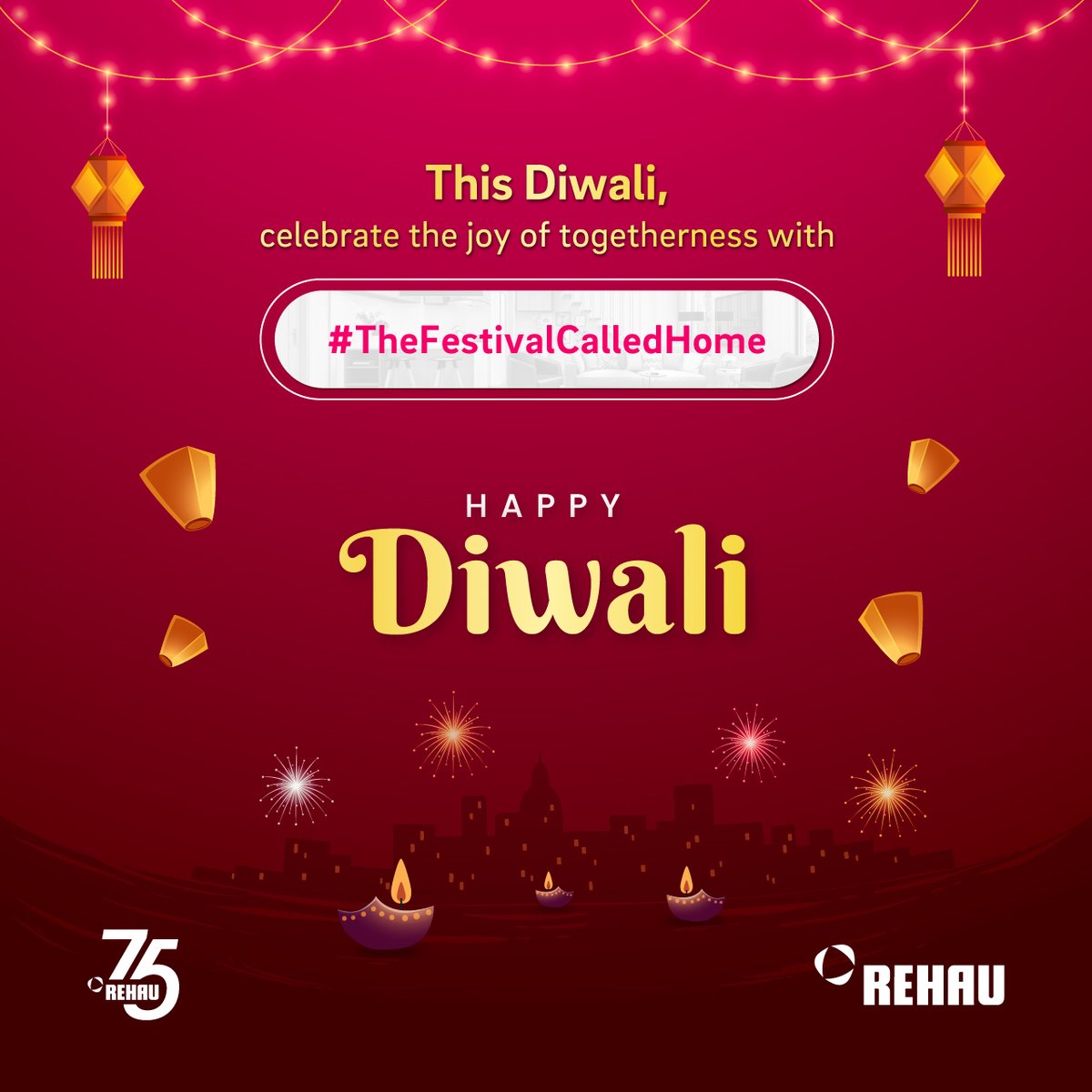 This festive season, let’s celebrate the joy of togetherness!  Gather your loved ones and create unforgettable memories at #TheFestivalCalledHome. Embrace the spirit of home and happiness! REHAU wishes you all a very Happy Diwali.

#diwali #happydiwali #festival #diwalivibes