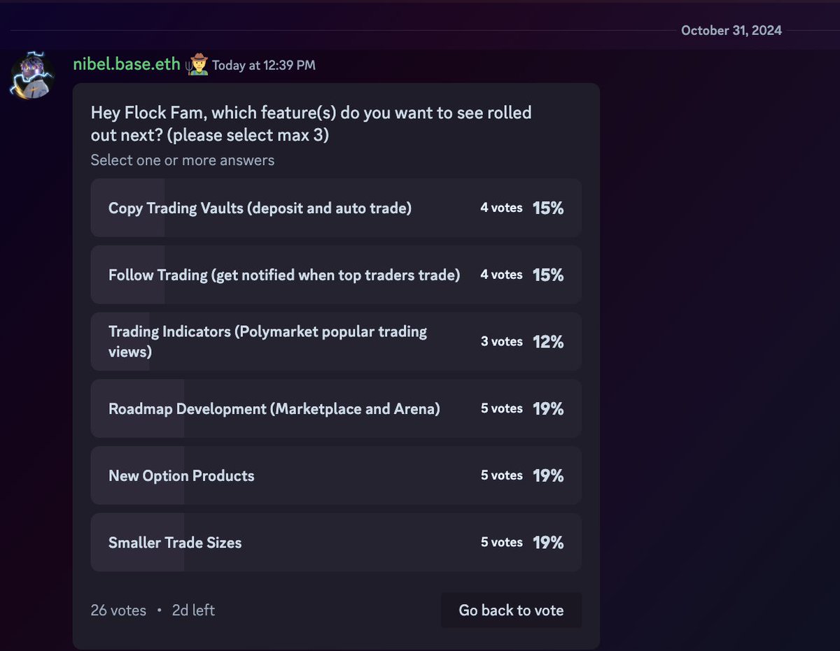 If you want a say in how <a href="/pokpok_io/">PokPok Protocol</a> develops, head over to our discord to participate in our poll. We're building for the community, so let us know what you want to see, and we'll try to make it happen.