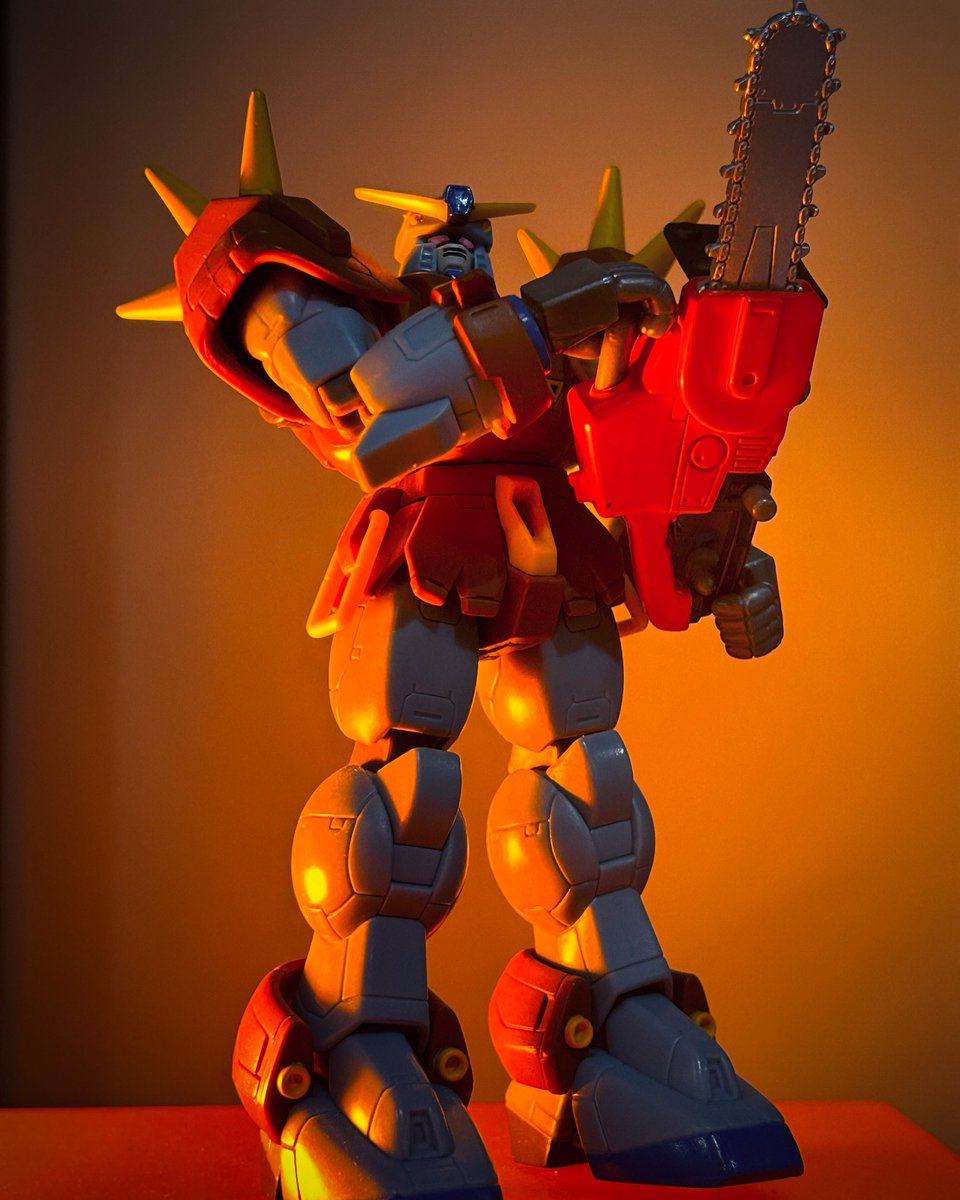 There’s some spooky mobile suits out there, but on October 31, steer clear of the Canadian Lumber (Grizzly) Gundam. Happy Halloween! 🎃 🪚 🍁 💀 

#ガンダムシリーズ #mecha #Japan #gundam #toycollector #toys