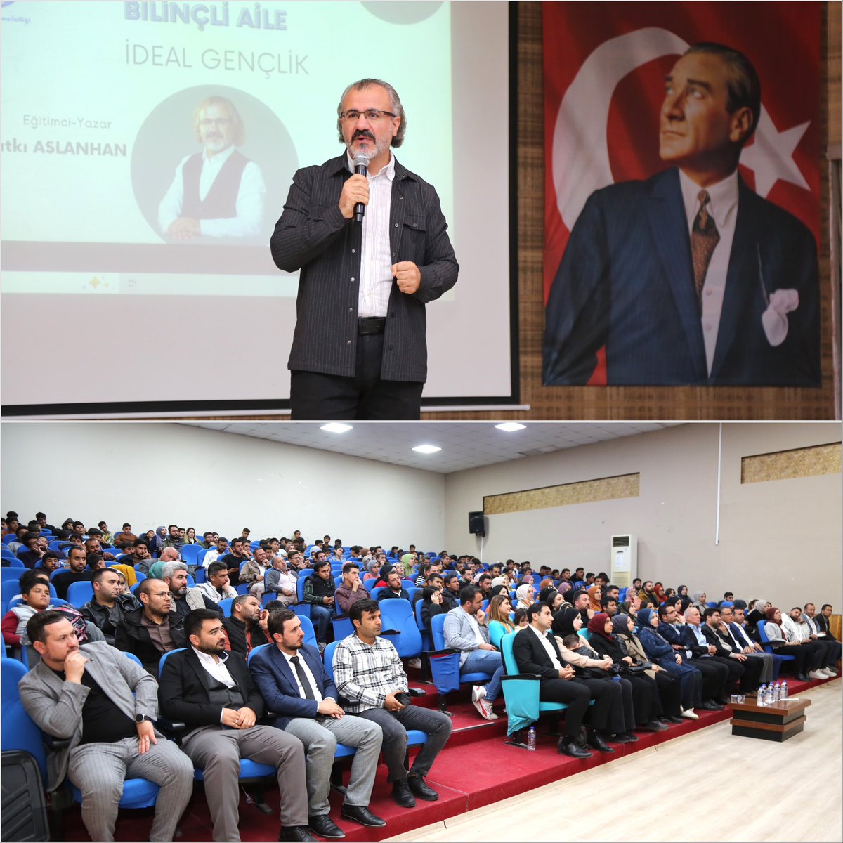 ibrahimcoskun63's tweet photo. Harran Eğitim Bir-Sen İlçe Tem.  tarafından düzenlenen Eğitimci/Yazar @sitkiaslanhan sundğu“Bilinçli Aile İdeal Gençlik”konulu konfernsa katıldık.Kaymakam Sn:@HarunResitHan
ve katılimcilara teşekkürler
Teşkilatımızı da bu güzel organizasyondan dolayı tebrik ediyorum.@_aliyalcin_ https://t.co/uvRptm6eci
