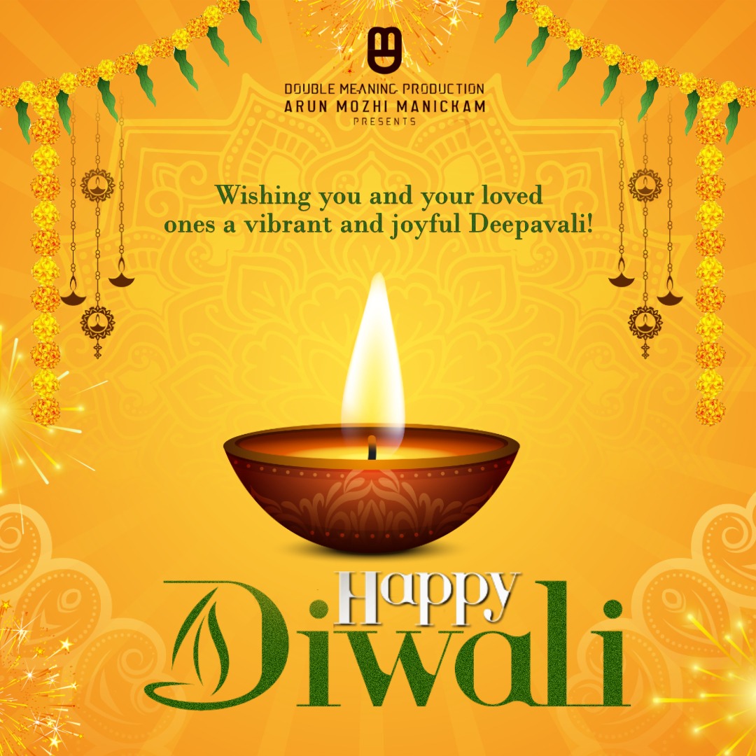 #HappyDiwali ✨
May this Festival of #Lights bring you and your family #joy, #prosperity, and #GoodHealth  May your path always be illuminated with #success, and may #happiness and #love fill your life. Here’s to new beginnings and shining brighter than ever🪔🌟

<a href="/ManickamMozhi/">Arun Mozhi Manickam</a>