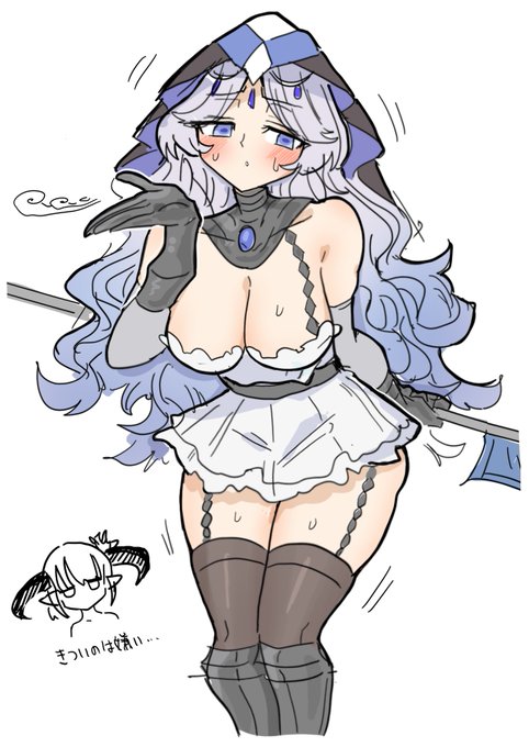 フローゼス(フィルレイン服)の落書きです。 