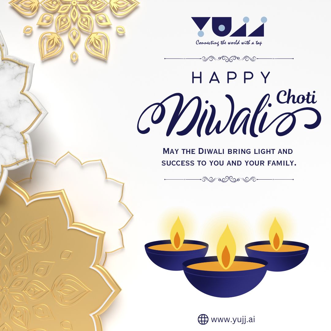 YujjDigi's tweet photo. @YujjDigi is celebrating Choti Diwali with you! May your life be illuminated with success, happiness, and peace.

#ChotiDiwali #FestivalOfLights #DiwaliCelebrations #Diwali2024 #JoyfulDiwali #FestivalVibes #LightAndJoy https://t.co/Tz2fLbANEj