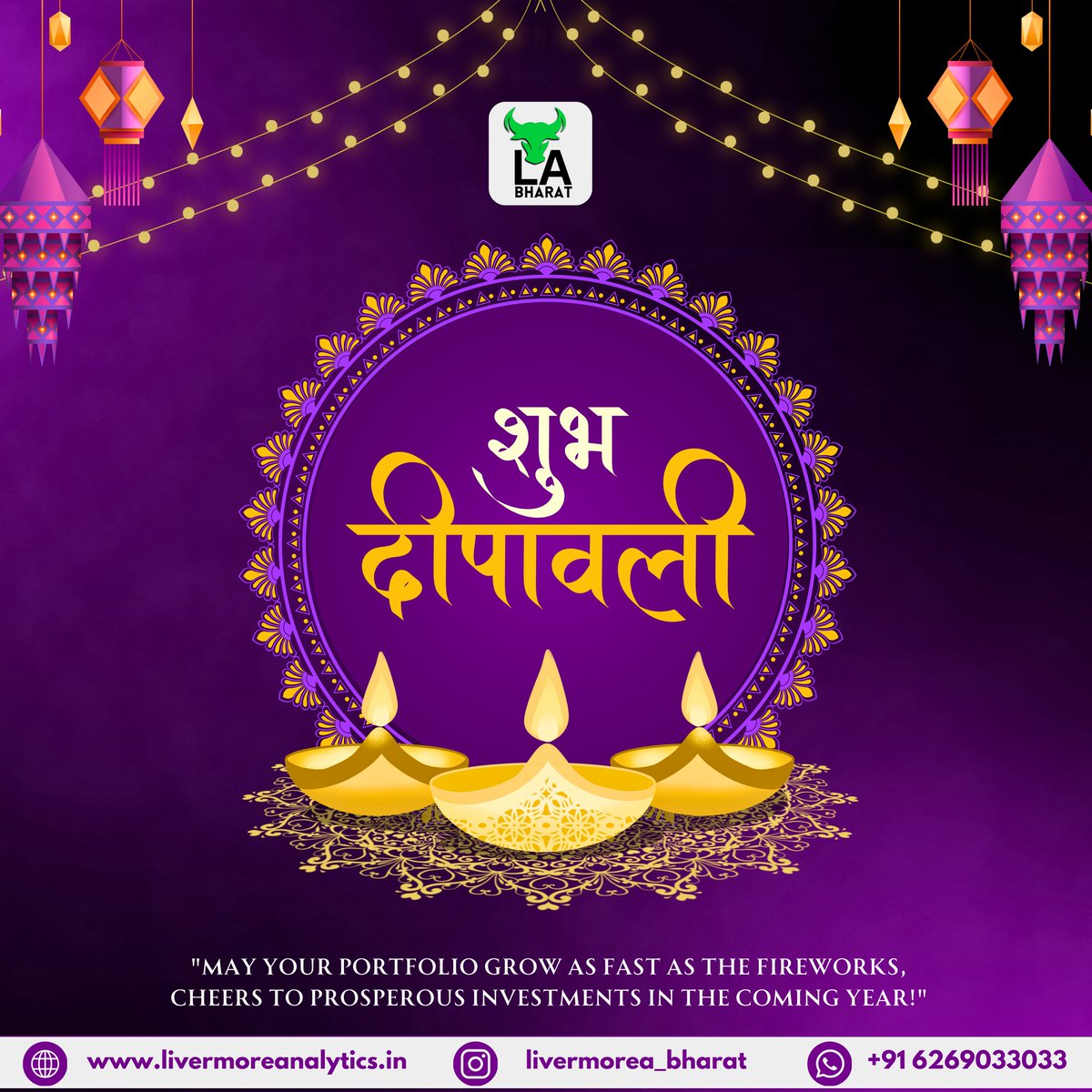 Happy diwali 🎇🪔 
.
.
.
#diwali #ayodhya #TradingSuccess #ProTrader #LivermoreAnalytics
#MarketMastery #InvestmentGoals #StockMarketGains #ProfitWithPurpose #SmartInvesting #FinancialFreedom #FutureTrader #StockMarketSuccess #TradeLikeAPro #WealthBuilding #TradingStrategy