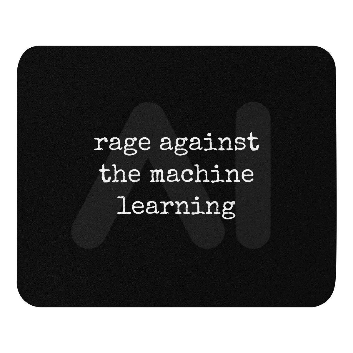 wwwAIstore's tweet image. rage against the machine learning Mouse Pad
± $13.99
artificial-intelligence.store/products/rage-…
Rebel against the norm with the Rage Against the Machine Learning Mouse Pad. Perfect for tech buffs and AI lovers who value defiance! #TechRebel #AIDefiance #MachineLearningRevolution