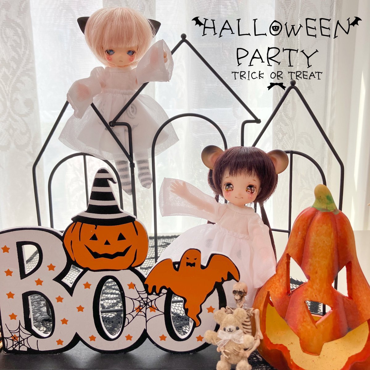 #ドールでハロウィン 
 #ハロウィンドール撮影2024

🎃·̩͙꒰ঌ𝐇𝐚𝐩𝐩𝐲𝕙𝕒𝕝𝕝𝕠𝕨𝕖𝕖𝕟໒꒱·̩͙🎃