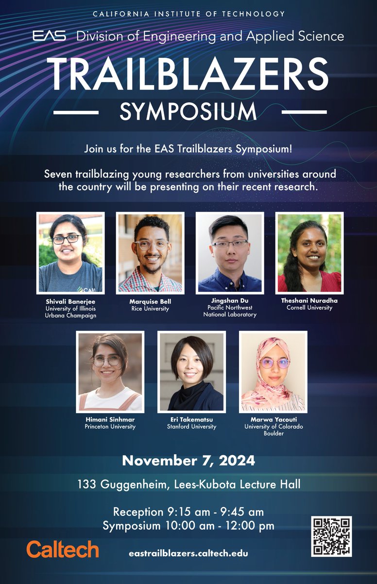 JingshanDu's tweet photo. Next week, I will attend the @CaltechEAS Trailblazers Symposium and give a talk at the Department of Applied Physics and Materials Science. I hope to see you there if you are around the area!
Nov 7 - EAS: https://t.co/iAOjdliyji
Nov 8 - APhMS: https://t.co/O9i1L9O8KT https://t.co/rwVcPgb53X