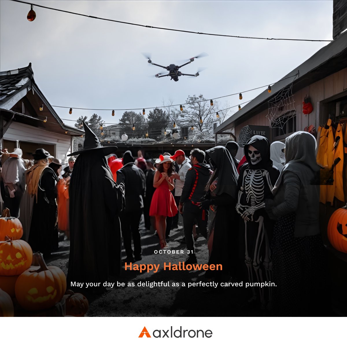 axl_drone's tweet photo. This Halloween, let our drones light up your night with fright!
#HappyHalloween #HalloweenIcons #spookysats #TrickOrTreat2024 #halloweencostume #pumpkingentleman #HalloweenFun #HOOOOP #ScaryButYummy #ScaryTales  #technologies #axldrone
https://t.co/KbdPBJvJGC https://t.co/oi8RONGPZ5
