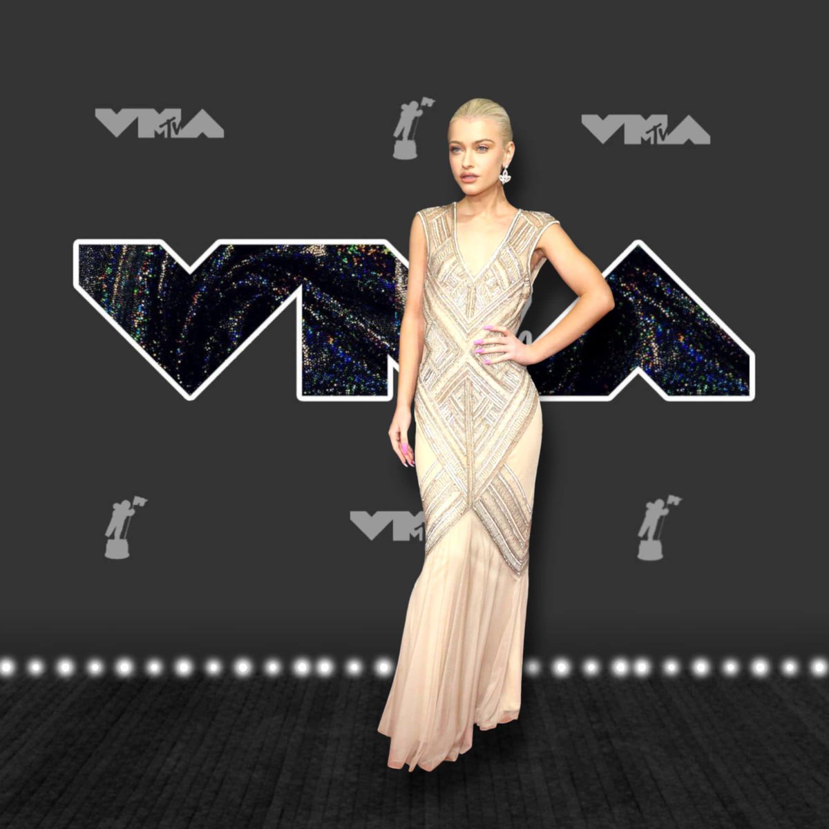 Estoy segura de que conoceré a mucha gente increíble esta noche. Muchas gracias por la invitación, @WarnerRPM y <a href="/MTVRPM/">𝐌𝐓𝐕</a>. Espero que la próxima vez que pise esta alfombra esté nominada por mi música; cruzo los dedos para que así sea. #VMAsRPM5