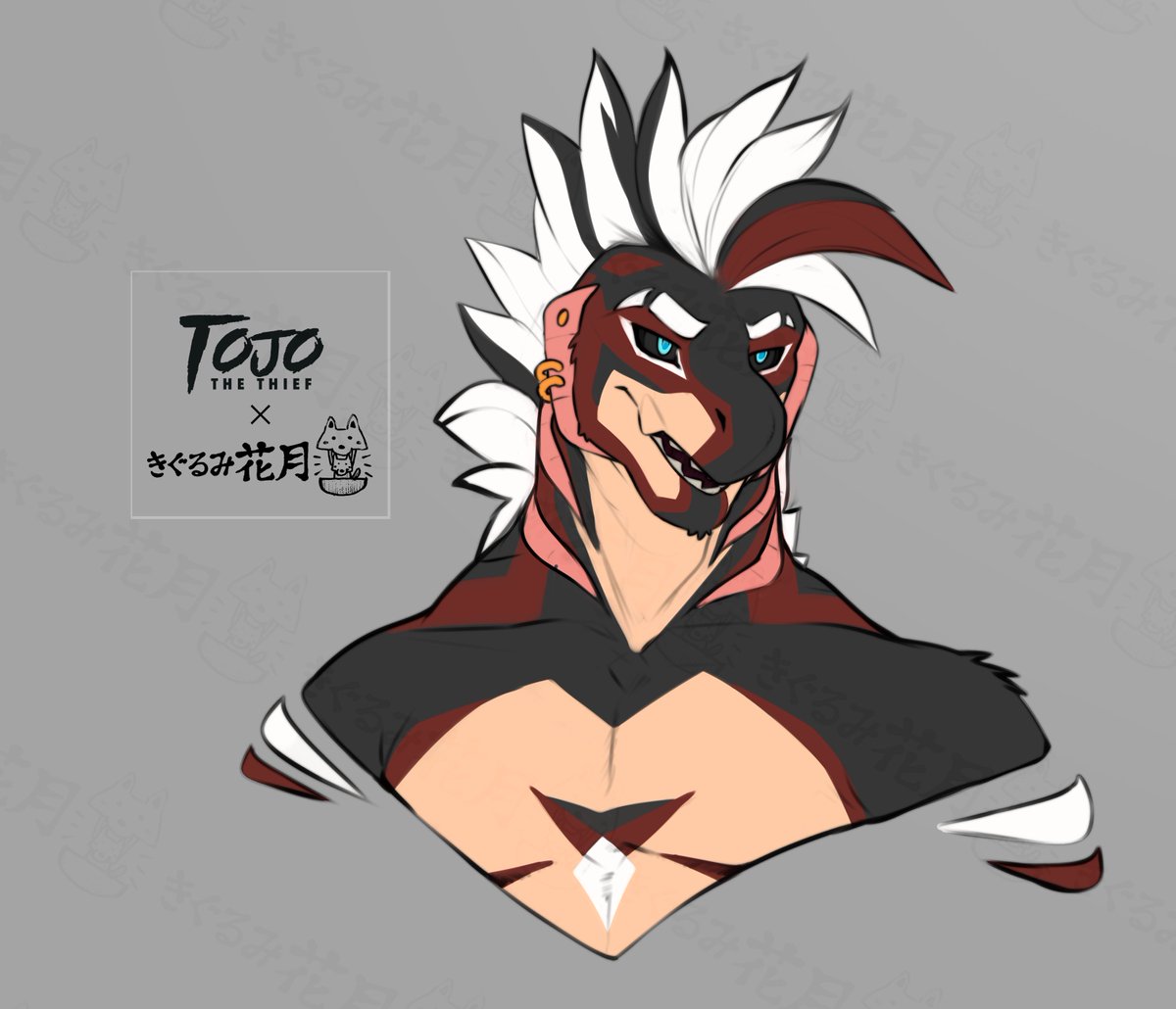 We will preview one of the design for the Mihon-Ichi open on Nov 1th!
Tojo(@tojothethief) drew a new design for Mihon-ichi!

11月1日より見本市オープンします！
見本市オープンに向けてデザインの一部を先行公開！
今回はTojoさん(@tojothethief) にデザインして頂きました！