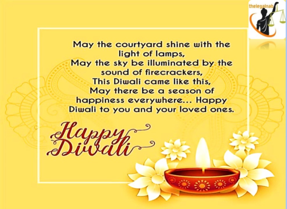 LegalNab's tweet photo. Wishing you a festival filled with sweet memories, fun, and laughter. Happy Diwali to you and your loved ones..
.
.
.
#happydiwali2024 #spreadloveand happiness #thelegalnab #law #Legal https://t.co/523amrC9DY