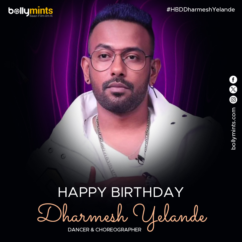 BollyMints's tweet photo. Wishing A Very Happy Birthday To Dancer &amp; Choreographer #Dharmesh !
#HBDDharmesh #HappyBirthdayDharmesh #DharmeshYelande #Dsir https://t.co/OCYt0W5pg3