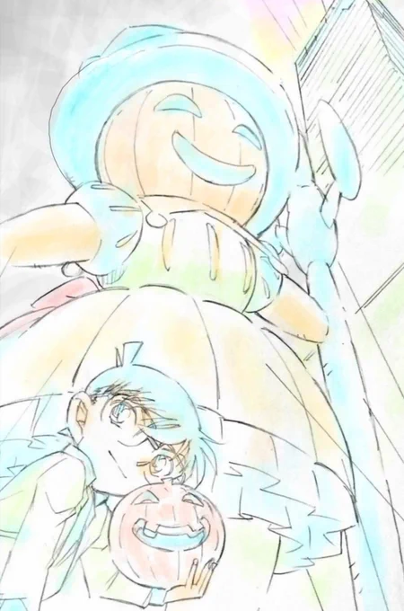 以前書いた絵です#ハロウィン 