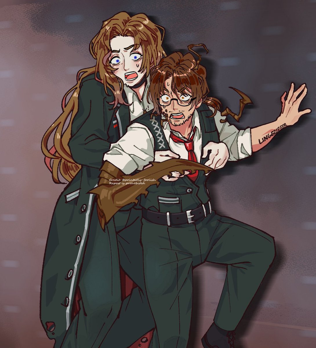 pointed_fool's tweet image. #LimbusCompany #Limbus_Company Fear Factory haunted house redraws for Halloween