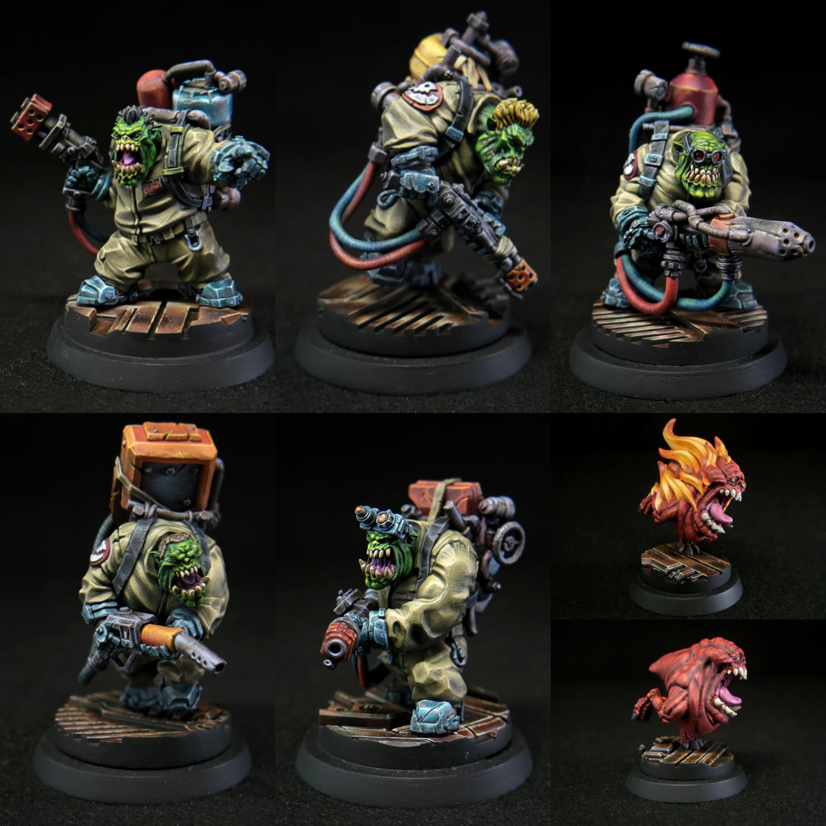 CatlordMini's tweet image. Flesh Busters completion thread. 😇
I can finally calling this done and free for other projects.
And finished this for #orktober 🐗
#miniaturepainting
