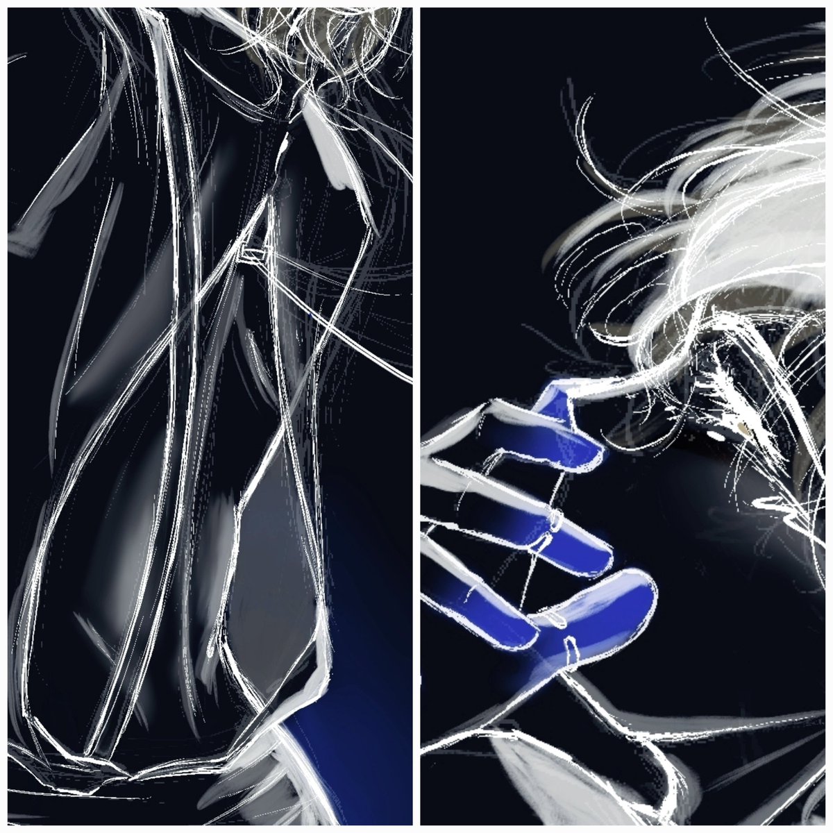 _draw101's tweet image. Distracting myself from my exams HAHAHA I just really wanted to draw his back 🥹

#rkgk #AlienStage #round7 #blinkgone #luka #lukaalienstage #vivinos #studiolico