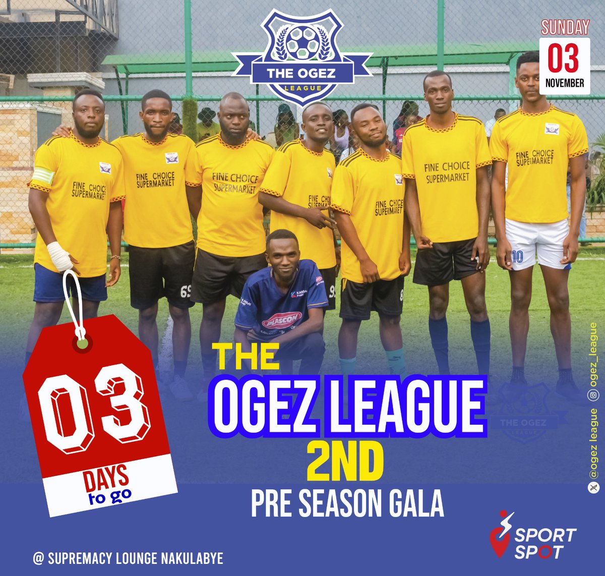 OgezLeague's tweet image. Three days to the public holiday, "attending is not optional"😄 says hon @TheAnswerUg 😄 ... 

#OgezLeague
#PreSeasonGal
#3rdNovember