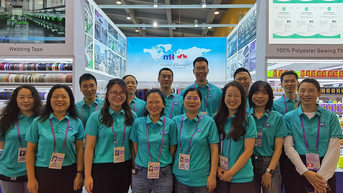 ningbomh's tweet photo. Exciting News! MH Company is at the Canton Fair 
Discover our premium products, including #thread, #lace, #tape, #ribbon, #buttons, #fabric.
Get exclusive #FOB/ #CIF prices 
"Top 500 China Service Industry" companies.
📷 Location: Canton Fair, [14.4 A12-14 B09-11] https://t.co/9w19LYwkTi