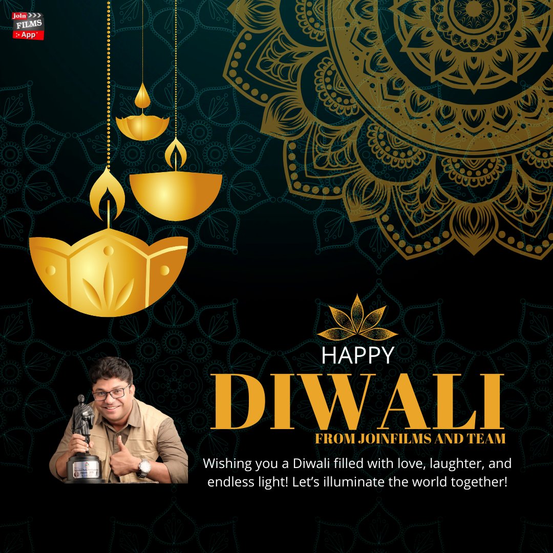 joinfilms's tweet image. Happy Diwali! ✨
May your life be filled with light, joy, and prosperity. Let’s celebrate the triumph of good over evil together! 🪔💖

#JoinFilms #VirendraRathore #Diwali2024 #FestivalOfLights #HappyDiwali #CelebrateTogether #LightTheWay #JoyfulMoments #FamilyFestivities