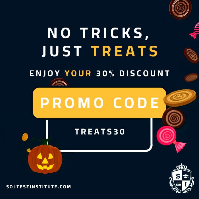 thesolteszinst's tweet photo. Spooky Savings from @TheSolteszInst
This Halloween, get 30% off our Level 1 course with code TREATS30. Don’t miss this chillingly good deal for #ProfessionalGrowth! Offer ends Halloween night. 

Secure your spot: https://t.co/kpMstGtIOn or contact us via info@solteszinstitute.com https://t.co/pRaT8KjMaR