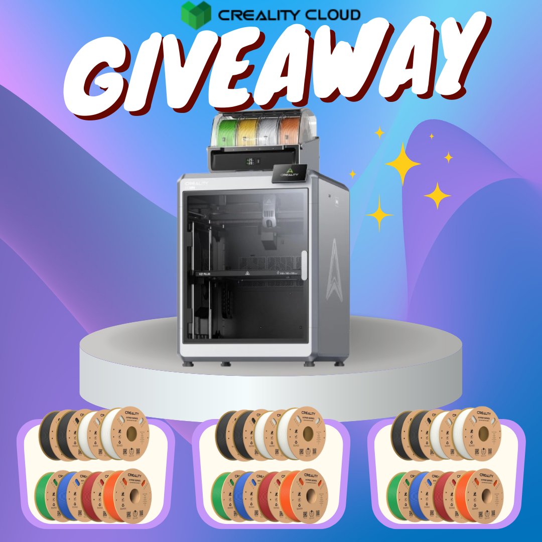 Creality Cloud has launched an incredible K2 PLUS giveaway that you won't want to miss. crealitycloud.com/post-detail/67…