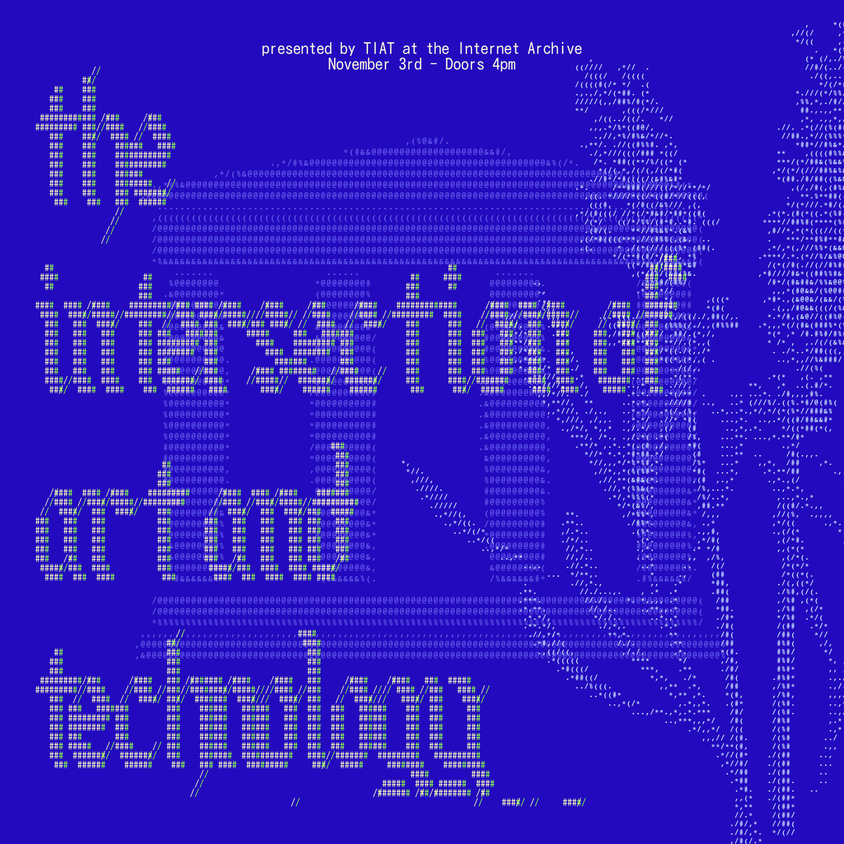 empowa (@imempowa) on Twitter photo i'm hosting another salon at the <a href="/internetarchive/">Internet Archive</a> !
sunday, november 3rd - come see art demos at the intersection of art & technology โ i'm hosting another salon at the <a href="/internetarchive/">Internet Archive</a> !
sunday, november 3rd - come see art demos at the intersection of art & technology โ
