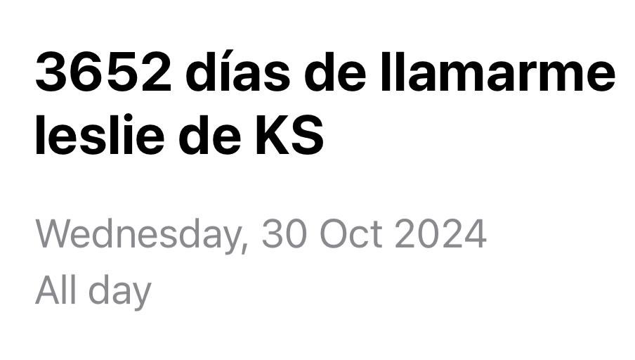 Leslie de DK (@sldeks1) on Twitter photo Hoy se cumple una década
del Acrónimo con el cual determinó Dómina <a href="/KrystaldeSade/">Krystal de Sade</a> , nombrar a su propiedad y que tiene el siguiente significado:
l = Leal
e = Entregado
s = Sumiso
l = Lindo
i = Incondicional y
e = Especial
de
K = Krystal de
S = Sade…
¡ gracias totales ! Hoy se cumple una década
del Acrónimo con el cual determinó Dómina <a href="/KrystaldeSade/">Krystal de Sade</a> , nombrar a su propiedad y que tiene el siguiente significado:
l = Leal
e = Entregado
s = Sumiso
l = Lindo
i = Incondicional y
e = Especial
de
K = Krystal de
S = Sade…
¡ gracias totales !