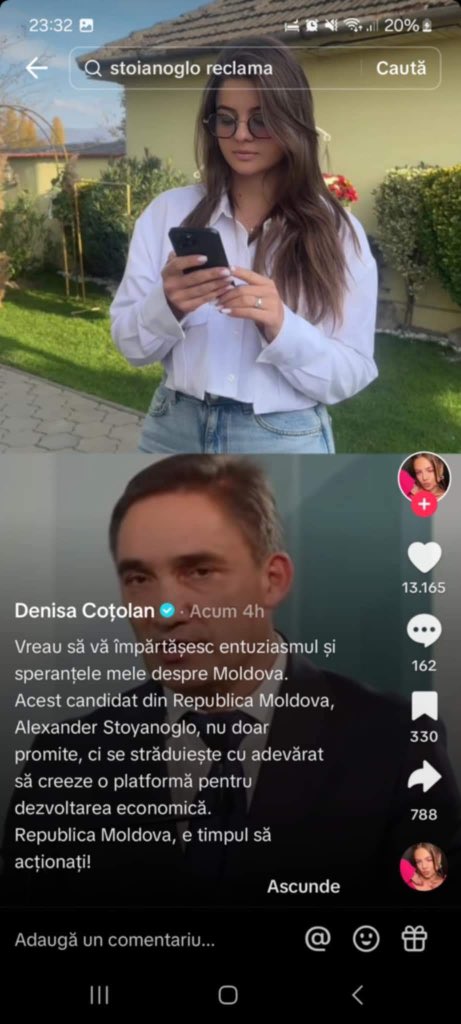paulaerizanu's tweet photo. Romanian tiktokers promote Stoianoglo using copy paste text in what is probably well paid content

https://t.co/nFy6LjDZg9

https://t.co/GF6xII9Vl2

https://t.co/pXiJS1pCmV https://t.co/GnKHzuG2EK