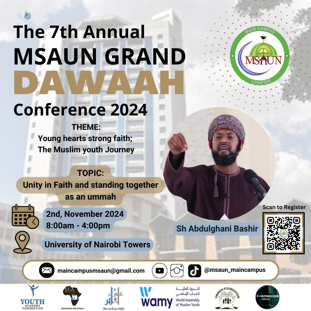 msaunmaincampus's tweet photo. The 7th Annual MSAUN Grand #DaawahConference2024 https://t.co/6pY86RijvH
