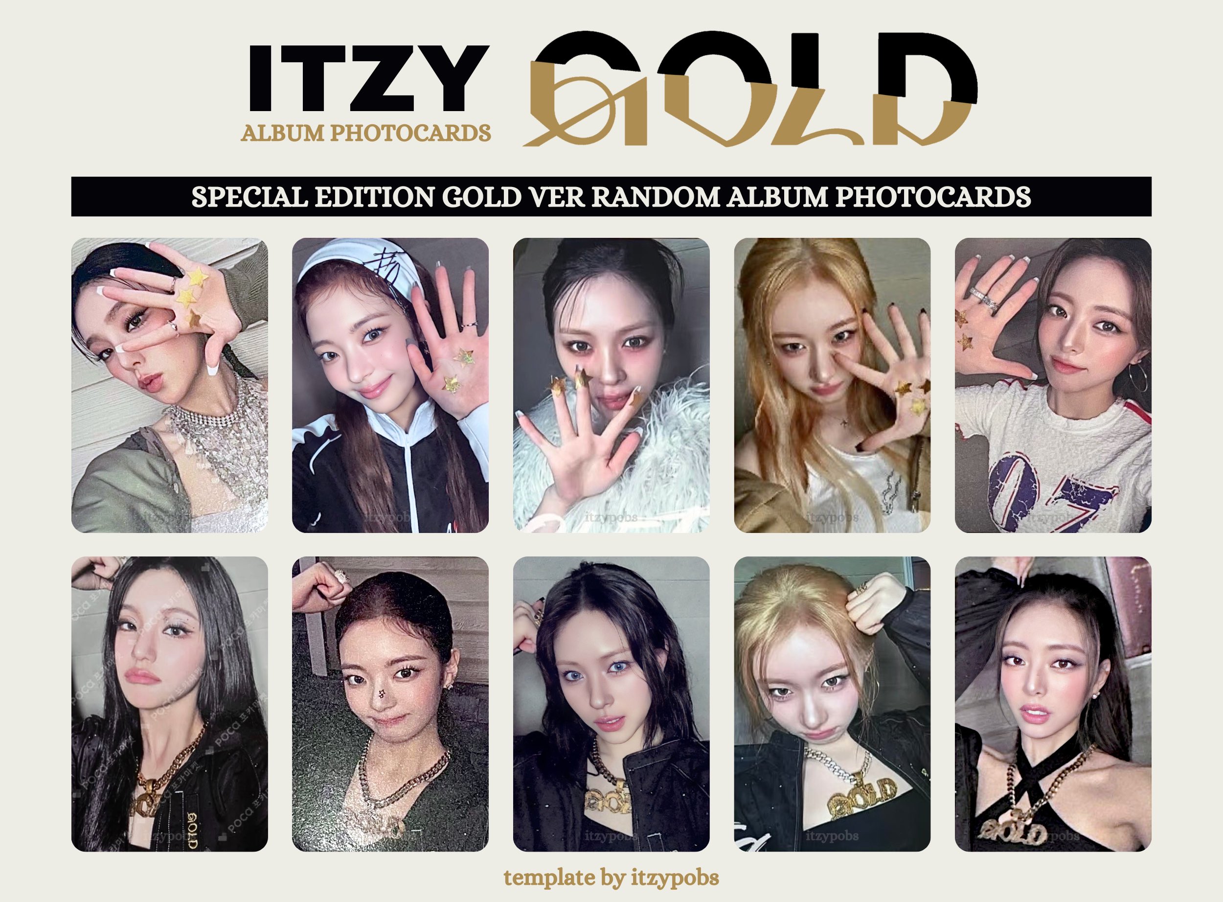 itzy リア GOLD US 限定 ポストカード itzy リア GOLD US 限定 ポストカード