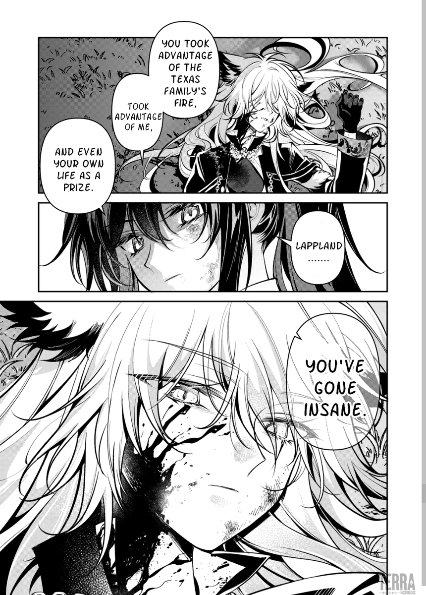 phelres's tweet photo. 破碎; the TexLapp manga FINAL PART -- English Translation and typeset by me!

Please read disclaimers and will once again take down when official tl are out

Google Drive ver: https://t.co/8i3nuNeSrJ
PDF ver thank u to oomf again <3: https://t.co/PWtwEXNkwe

#Arknights #明日方舟 https://t.co/rrJFfIsVJT