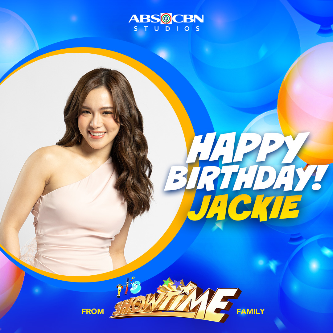 itsShowtimeNa's tweet photo. Happy birthday, Jackie Gonzaga! Labyu! 💙💛 https://t.co/CePgRbY24A