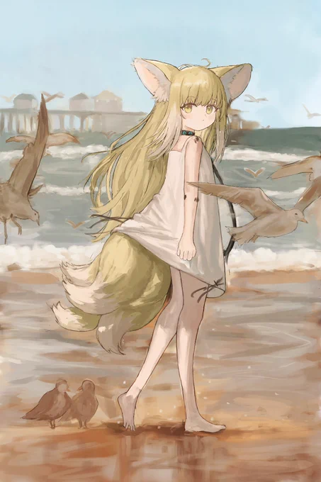 海边#イラスト #Arknights #絵 