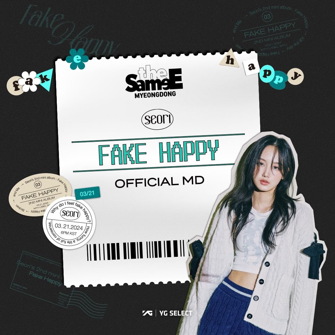 thesamee_md's tweet photo. โ
Seori Fake Happy OFFICIAL MD
์๊ธฐ์๊ธฐํ ์๋ฆฌ์ Fake Happy ๊ณต์ MD ์ง๊ธ ๋ฐ๋ก theSameE๋ช
๋์์ ๋ง๋๋ณด์ธ์
#seori #fakehappy
#thesamee_myeongdong https://t.co/5cnnx9DtQ0
