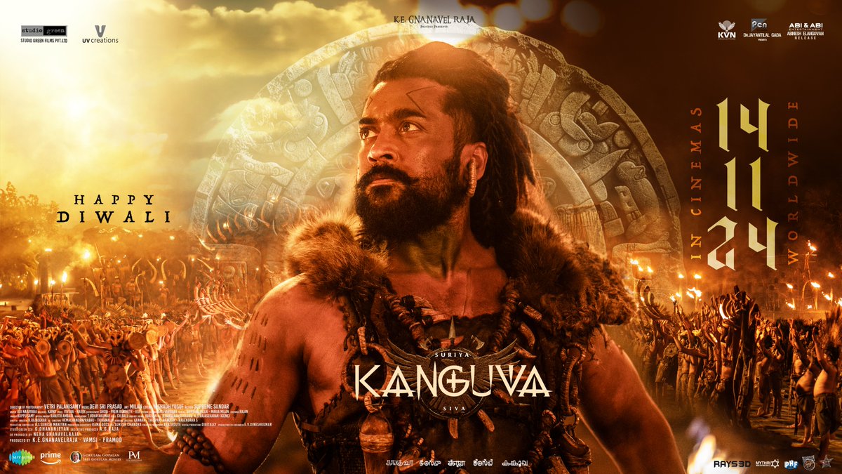 UV Creations (@uv_creations) on Twitter photo Ignite a Fire of courage, Unleash the Warrior within and Conquer the World π₯π
Wishing you all a #Nalamaa-na Diwali πͺ
From team #Kanguva π¦
#KanguvaFromNov14 π‘οΈ
<a href="/Suriya_offl/">Suriya Sivakumar</a> <a href="/thedeol/">Bobby Deol</a> <a href="/directorsiva/">siva+director</a> <a href="/DishPatani/">Disha Patani</a> <a href="/ThisIsDSP/">DEVI SRI PRASAD</a> <a href="/StudioGreen2/">Studio Green</a> <a href="/gnanavelraja007/">gnanavelraja</a> <a href="/vetrivisuals/">Vetrivel</a> Ignite a Fire of courage, Unleash the Warrior within and Conquer the World π₯π
Wishing you all a #Nalamaa-na Diwali πͺ
From team #Kanguva π¦
#KanguvaFromNov14 π‘οΈ
<a href="/Suriya_offl/">Suriya Sivakumar</a> <a href="/thedeol/">Bobby Deol</a> <a href="/directorsiva/">siva+director</a> <a href="/DishPatani/">Disha Patani</a> <a href="/ThisIsDSP/">DEVI SRI PRASAD</a> <a href="/StudioGreen2/">Studio Green</a> <a href="/gnanavelraja007/">gnanavelraja</a> <a href="/vetrivisuals/">Vetrivel</a>