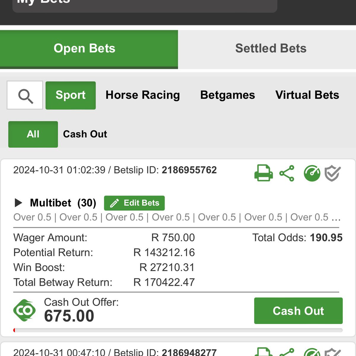 venda_guy2's tweet photo. R170k Betway boom! 🤯🤯🔥💰💰

Code: X825A4BF2

Bet link: https://t.co/LtpN31lzUS

Retweets for punters! 💥💥✅ https://t.co/igpGnonZxh