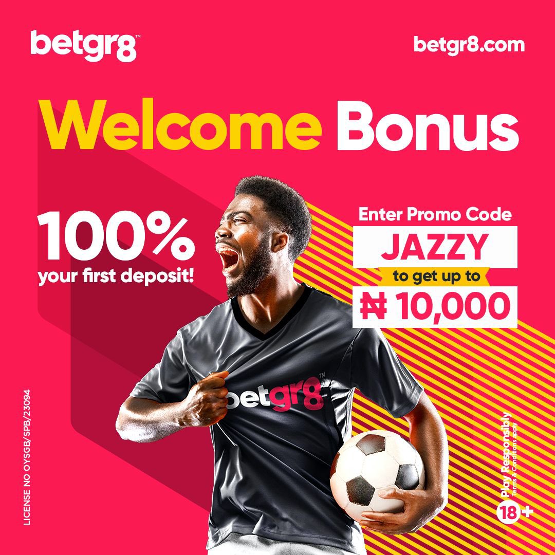 Get ready to win big with Betgr8 Nigeria! ✅✅✅<a href="/Betgr8Nigeria/">BetGr8 Nigeria</a> 

⚽️: 871962
 ⚽️: 853425
⚽️ : 893639 
⚽️: 851503
Register now and start playing on our user-friendly app! 👉🏾 betgr8.com/ng/signup?prom…
<a href="/FarindokiOmar/">FARINDOKI</a> 
bet responsibly 🔞#BetwithBetGr8